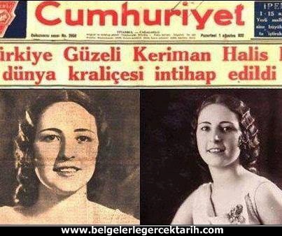 Dünya Güzeli Keriman Halis