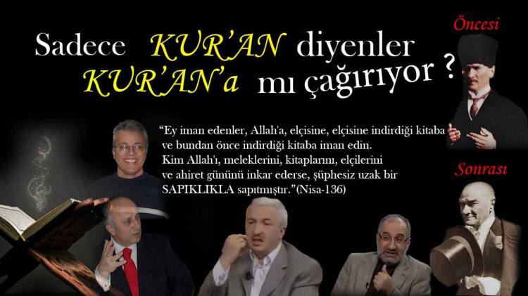 mealcilik, mealizm, sadece kuran diyenler, indirilmis din, uydurulmus din, sünnet inkarcilari, kurancilar, sapik hocalar, yalanci hocalar, hanifler